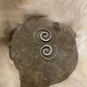 Handmade sterling silver earrings